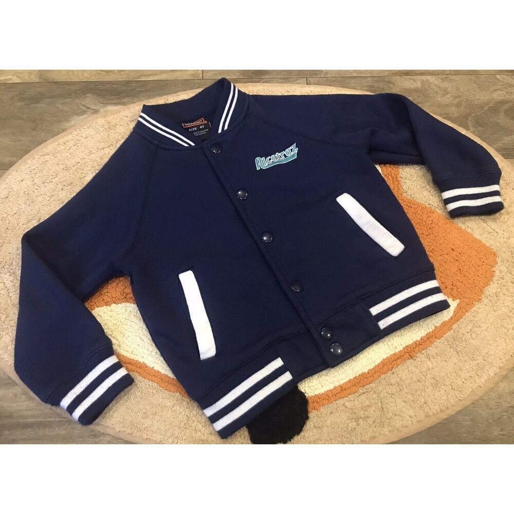 Golden Gate National Parks Toddler Boys 4T Navy Alcatraz Retro Jacket